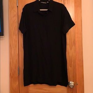 Black Silk Dress/ Tunic